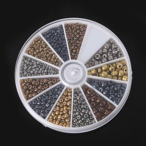 600 pcs/set 2&amp;3&amp;4mm Mixed Metal Colors Glass Seed Beads Kit Loose Spacer Beads For DIY Jewelry Making Jewelry Accessories