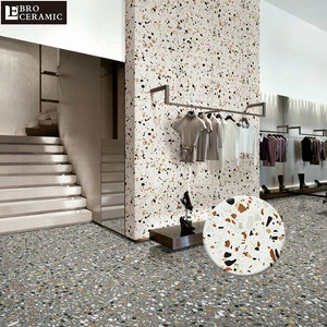 600x600 colorful ceramic terrazzo floor and wall mosaic tiles