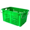 610*420 mm HDPE stackable shipping transport vegetable fruit plastic crates