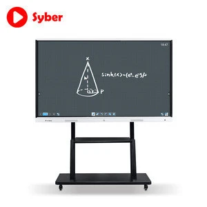 65&quot; large Portable interactive whiteboard smart board multi touch screen panel