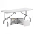 Import 6ft White Outdoor Rectangular Plastic Folding Table from China