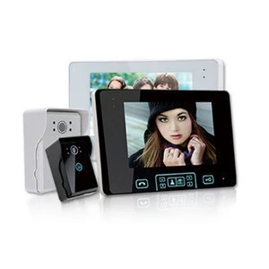 7 Inch Digital Wireless Intercom Doorbell Waterproof Video Camera Doorbell Phone Smart IP Video Camera Support Remote