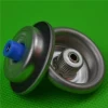 7/16NS screw valve with single layer or double layer for butane gas can