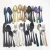 Import 72pcs dinner spoon knife 24pcs cookware tableware silverware kids airline gold flatware dinnerware stainless steel cutlery set from China