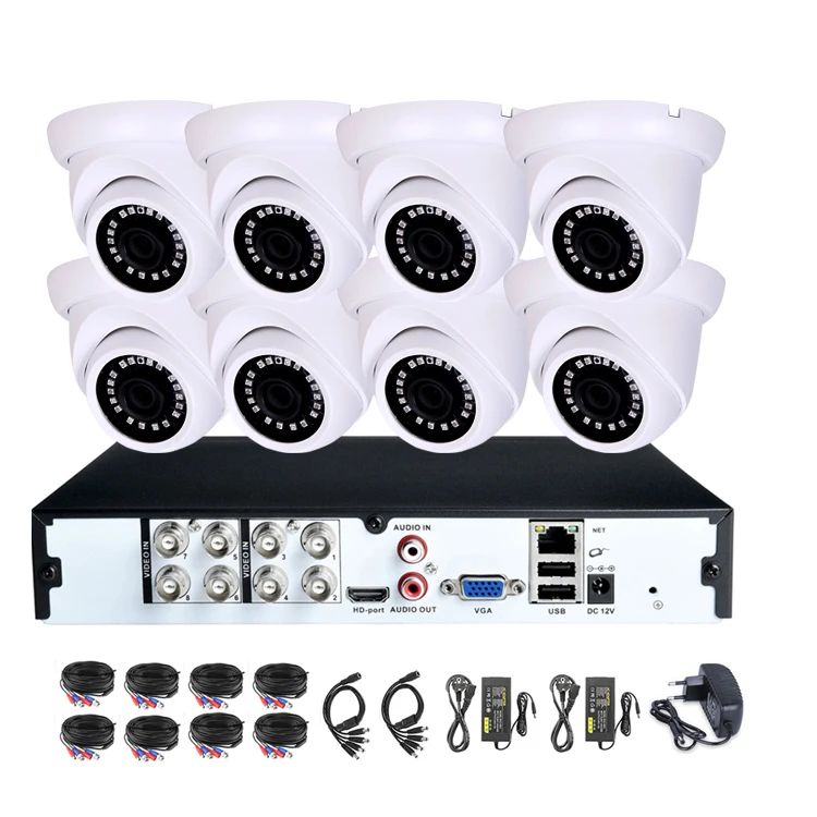 8CH 5MP AHD CCTV Camera Set Dome Indoor Security surveillance System