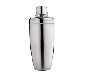 A La Mode ALM-511MG, 16 Oz Stainless Steel Cocktail Shaker Set, Mirror Finish Cocktail Bottle w/ Strainer and Lid, Barware