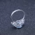 Import Abiding Fashion Natural Sky Blue Topaz Three Stone Rings Womens 925 Sterling Silver Jewelry Rings 2022 from China