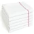 Import Absorbent &amp; Quick Dry Tea towels100% Cotton White with Red Stripe Dish Cloth Towels from China