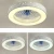 Import AC Ceiling Fan Acrylic Blades LED Light Fan APP Control Save The Money In The Summer Ventilated Device from China