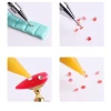 Acrylic Double-head Point Drill Crayon Dotting Tools Diamond Embroidery Point Drill Pen Nail Art Accessories Nail Dotting Pen