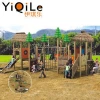 Adult outdoor playground children wooden outdoor toys forest series