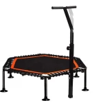 Adult/Kids min bungee jumping fitted trampoline with handle