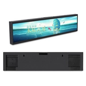 Advertising Playing Equipment 19 inch Stretched Bar Display Lcd Monitor
