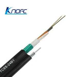 Aerial fiber optic cable Self-Supporting 24core single mode g652d GYTC8S Figure8 Cable