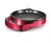 aluminium fry heating non stick electric multifunction pizza pan with temperature regulation pancake maker steak griller