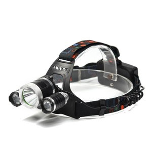 Aluminum Headlamp 18650 Rechargeable Charging 4 Mode 3 Headlight 400 LM High Power Miners Torch Flash Light 10W 3W LED Head Lamp