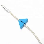 Amazon hot seller supermarket TPR Adhesive Triangle desktop wiring accessories adhesive cable management