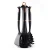 Import Amazon hot selling 9pcs black nylon kitchen cooking utensils for non stick cookware from China