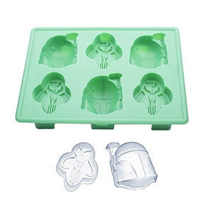 Amazon Hot Selling Silicone Ice Cube Tray and Silicone Ice Maker Star Shape War for Chocolate Cake Mold