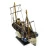 Import American Mediterranean Style Metal Sailing Ship Model Antique Vintage Boat Nautical Home Decoration Crafts from China