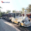 Amusement attraction 2 Carriages 40 Seats Electric Trackless Train