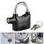 Import Anti-theft Key Lock Padlock Shock Sensor 110db Electronic Sound Alarm Black from China