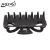 Import AOYASI 3 colors 7 teeth plastic hair claw clips from China