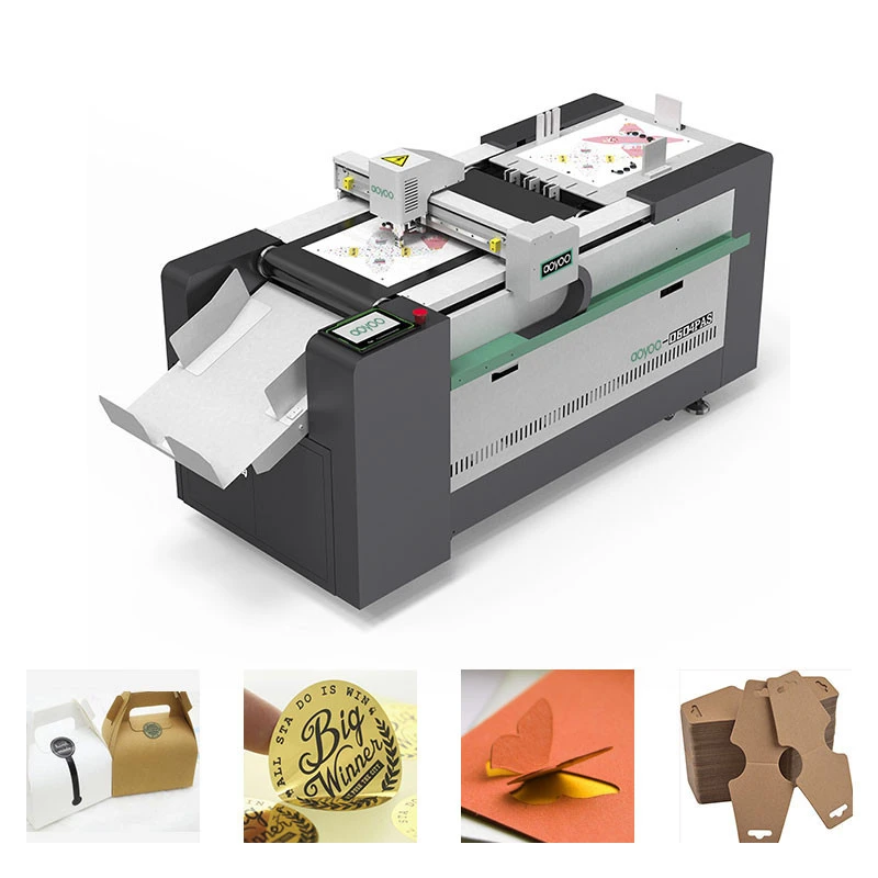 AOYOO kiss cut business card sticker automatic card paper digital cutting machine