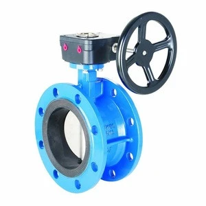 API Double Flange Triple Offset Butterfly Valve with Gear Operation