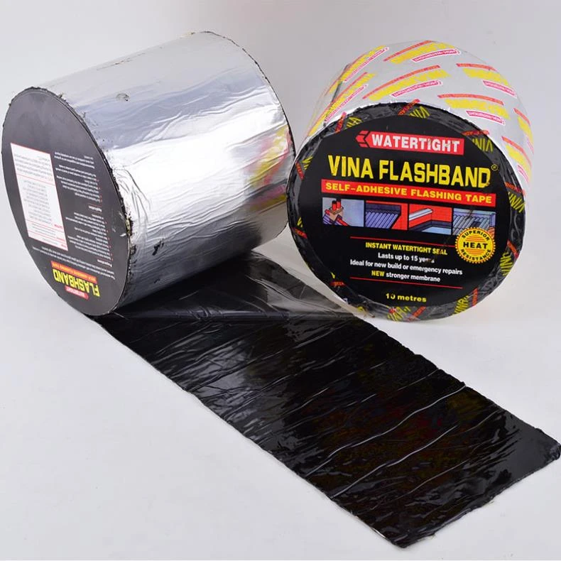 Asphalt waterproof tape self-adhere bitumen roll sheet for rooftop leakage