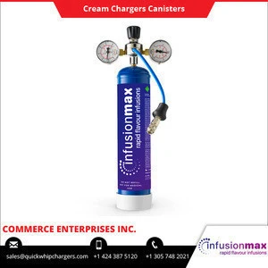 Attractive Price of Pressure Regulator 580g InfusionMax Whip Cream Charger Canister for Bulk Buyers