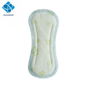 Attractive style 100% organic cotton disposable china supply lady panty liner for adult