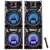 Import AUDMIC AC Power 300W 12 inch Bass PA Audio Karaoke Music Speakers System with Bluetooth Microphone Jack from China