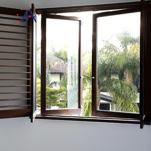 Australia standard Swing Opening Aluminium Profile Windows Double Glass Casement Window