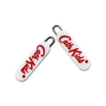 Auto lock custom rubber silicone zipper slider with regular puller for clothes/bag