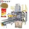 Automatic 10, 25, 50kg Rice Flour Beans Fertilizer Feed Heavy Bulk Bag Equipment Automatic Granule Powder Flakes Chemical Filling Packing Machine