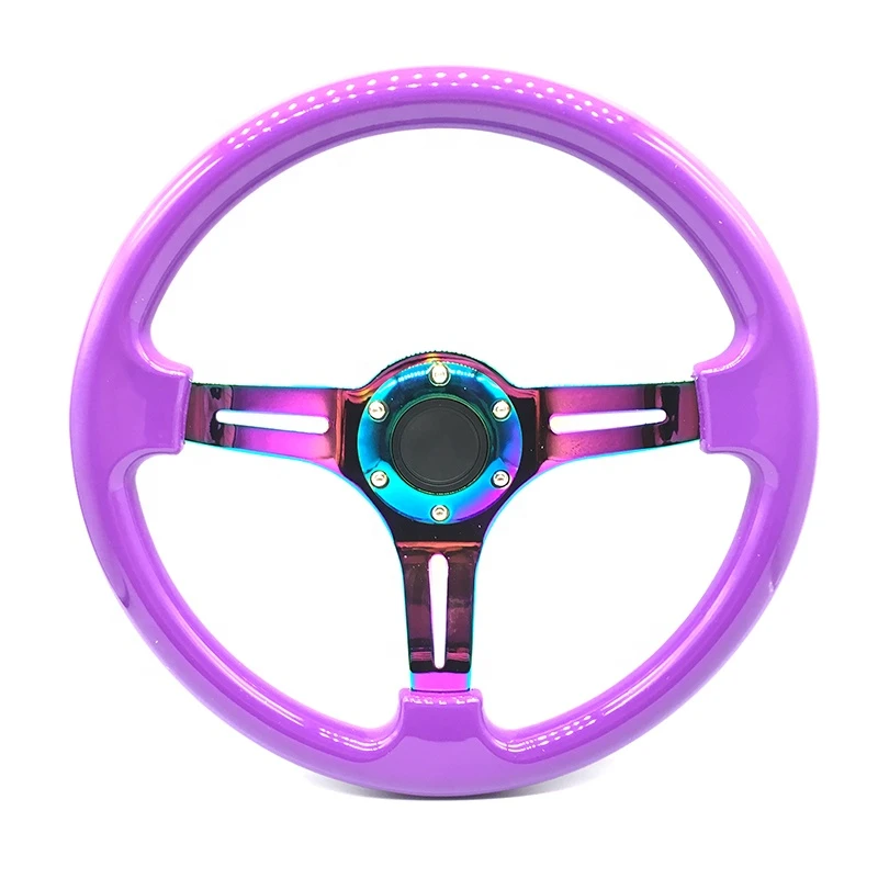 Automobile universal high end ABS material anti slip steering wheel racing drift steering