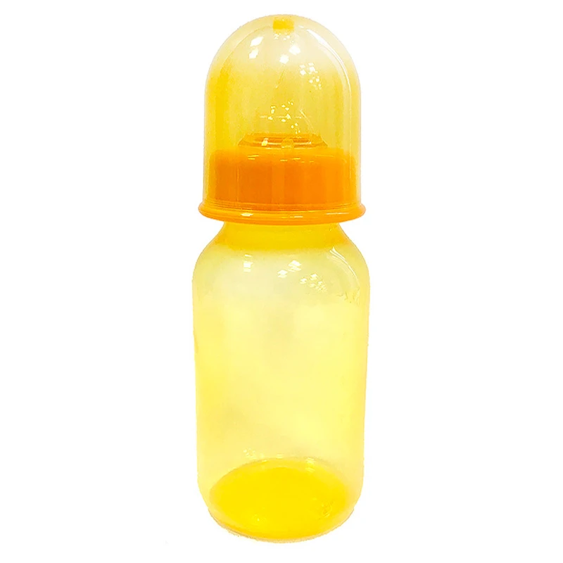 Baby feeding bottles with scale, PP silicone slow flow