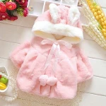 Baby Girl Rabbit Fur Coat Sweet Girl Sale