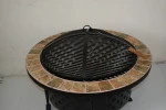Backyard wood burning garden firepit bowl bbq fire pit
