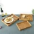 Import Bamboo Wood Serving Tray With Handles for Food,Breakfast Tray,Party Platter,Nesting,Kitchen and Dining from China