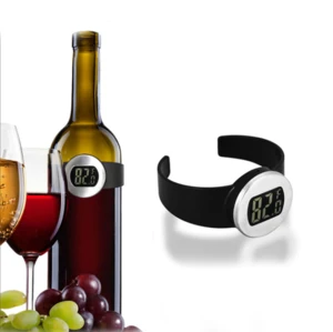Bar Accessories Wine Thermometer for Wine Bottle Thermometer Instant Readout