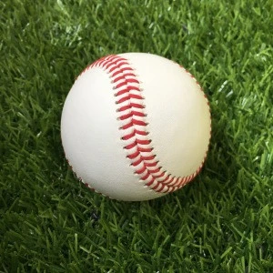 Baseball factory direct sale leather baseball with 100% gray wool OEM
