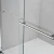 Import Bathroom Indoor stainless steel rollers double tempered glass sliding shower door from China