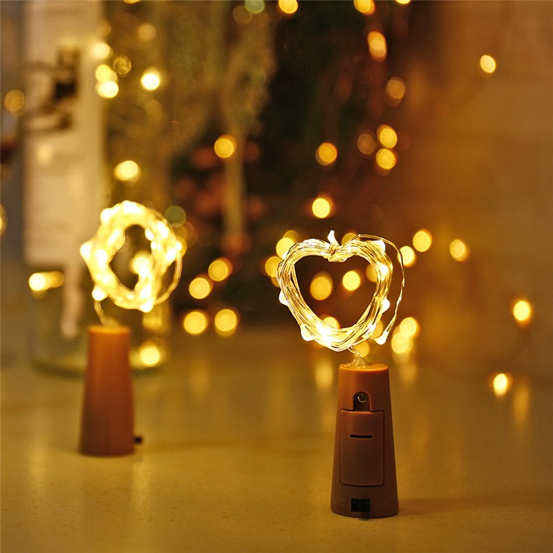 Battery 1M Bottle Cork Shaped LED Decorative Holiday Fairy led string bottle Lights