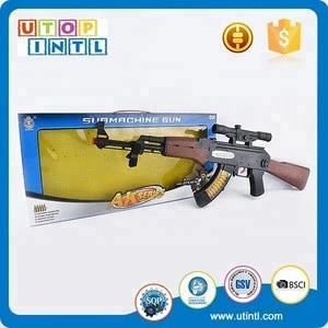 Battery Operated AK Action Machine Toy Gun Model