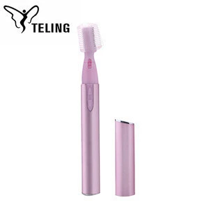 battery operated professional eyebrow edge facial hair trimmer for women
