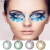 Beauty Coner 2pcs/pair angel ice blue Series Cosmetic Soft Color Contact Lens Yearly Use Color Contact Lenses for eyes
