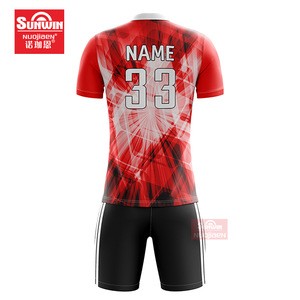 Best quality New Model wholesale original sports sublimation team custom football uniform soccer jersey set soccer wear