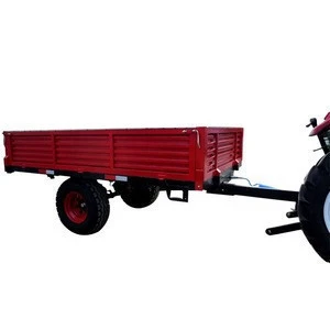Best selling bigger load capacity compact tractor tipping trailer